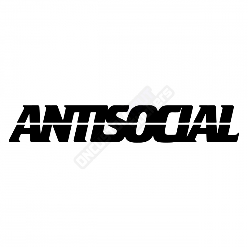 ANTISOCIAL AUFKLEBER ANTISOCIAL AUFKLEBER