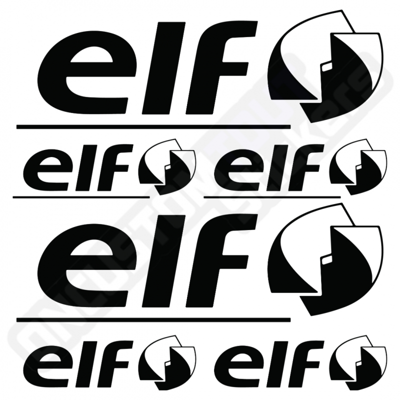 ELF AUFKLEBER BOGEN ELF AUFKLEBER BOGEN