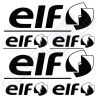 ELF AUFKLEBER BOGEN
