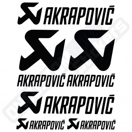 AKRAPOVIC AUFKLEBER BOGEN
