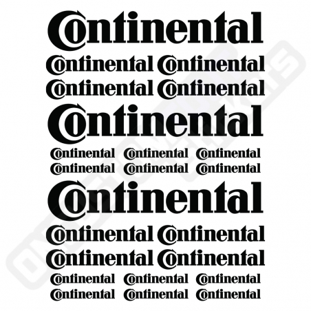 FOGLIO DI ADESIVI CONTINENTAL