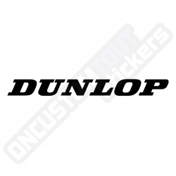 DUNLOP AUFKLEBER