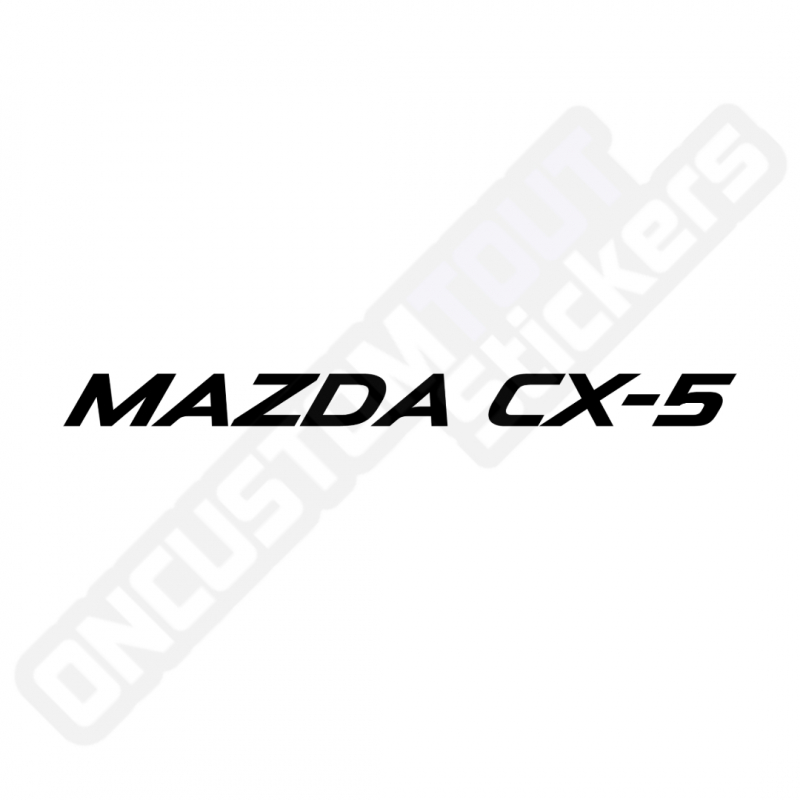 MAZDA CX5 AUFKLEBER MAZDA CX5 AUFKLEBER