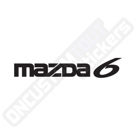 PEGATINAS MAZDA 6