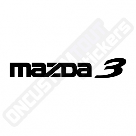 MAZDA 3 AUFKLEBER