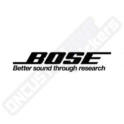 BOSE AUFKLEBER