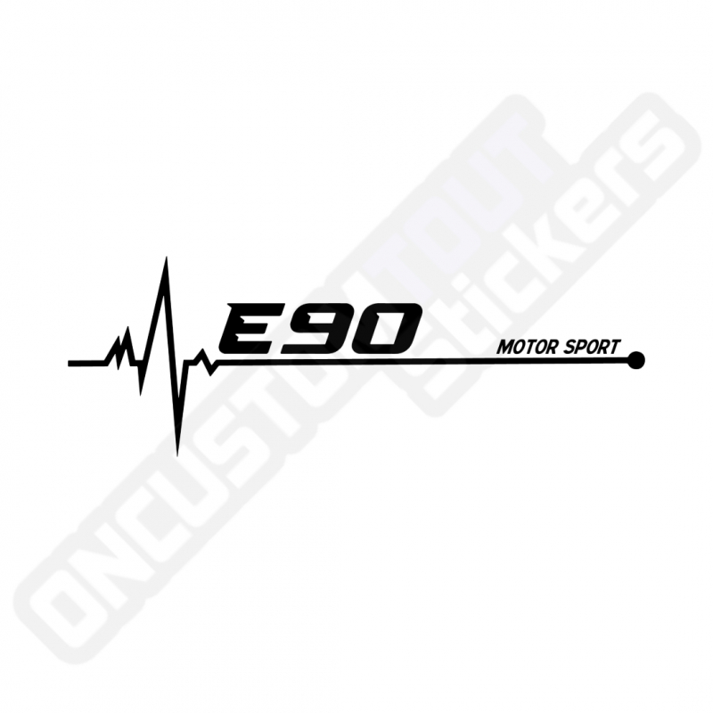E90 MOTORSPORTAUFKLEBER