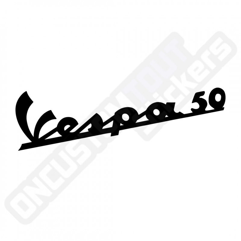 VESPA 50 AUFKLEBER VESPA 50 AUFKLEBER