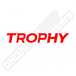 PEGATINAS TROPHY PARA LÁMINA FRONTAL DE CLIO 4 RS