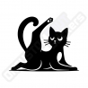 LUSTIGE KATZENAUFKLEBER