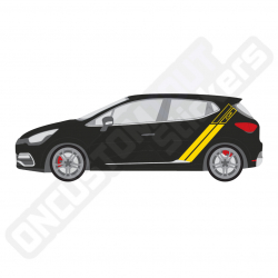 CUP-STREIFEN-KIT FÜR CLIO 4 RS