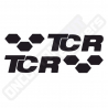 KIT DE STICKERS VOLKSWAGEN TCR POUR BAS DE CAISSE