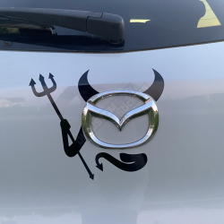 ADESIVI MAZDA EVIL PER LOGO