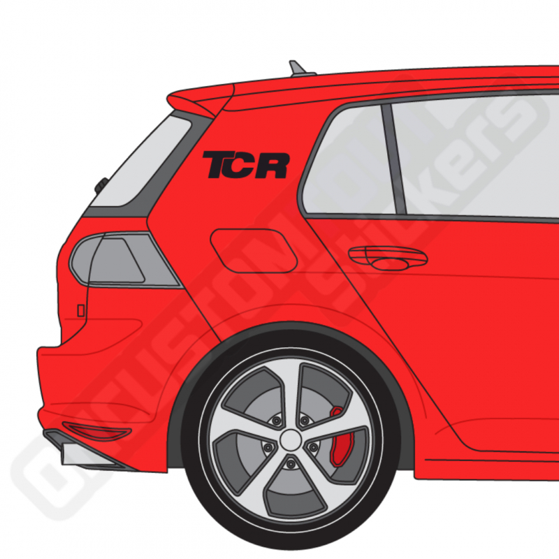 SEITLICHES VOLKSWAGEN TCR STICKER-KIT SEITLICHES VOLKSWAGEN TCR STICKER-KIT