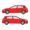 SEITLICHES VOLKSWAGEN TCR STICKER-KIT
