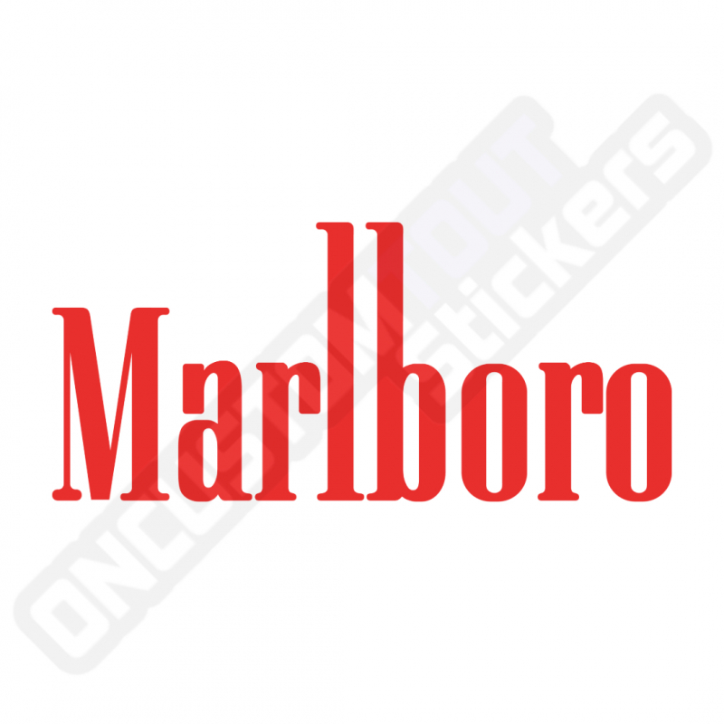 MARLBORO AUFKLEBER