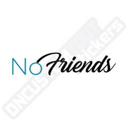 ADESIVI NO FRIENDS
