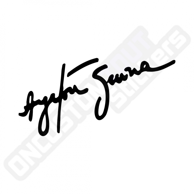 SENNA SIGNATUR AUFKLEBER