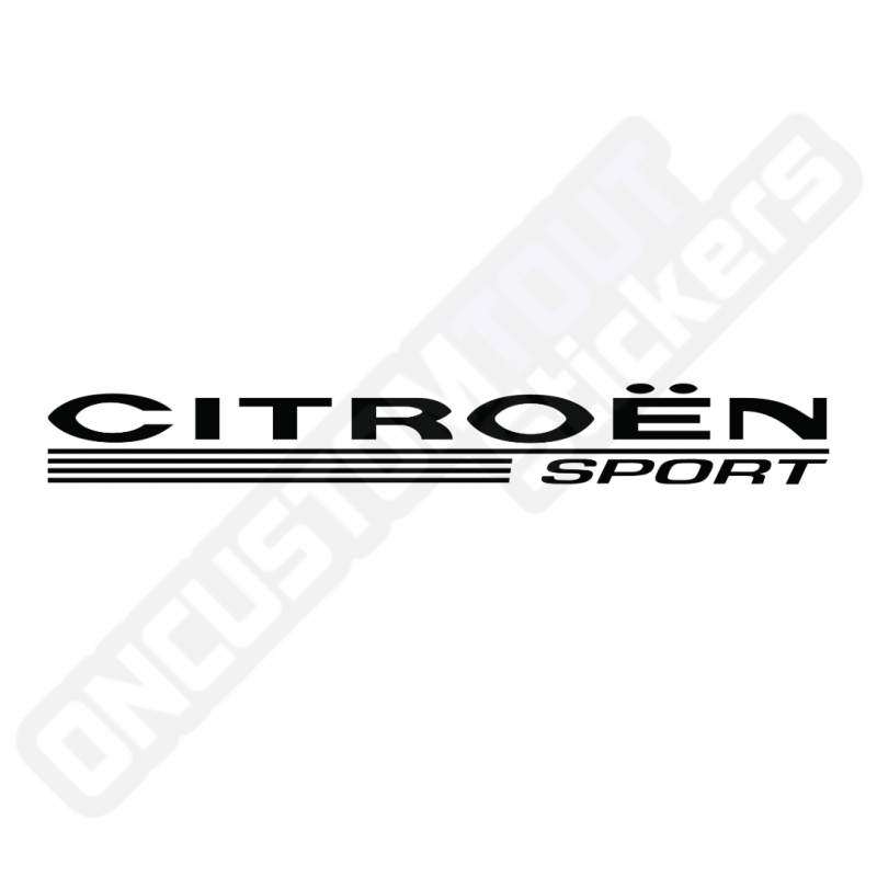 CITROEN SPORT AUFKLEBER CITROEN SPORT AUFKLEBER