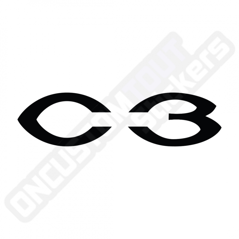 CITROEN C3 AUFKLEBER CITROEN C3 AUFKLEBER