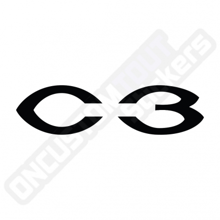 CITROEN C3 AUFKLEBER