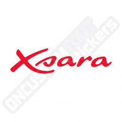 XSARA AUFKLEBER