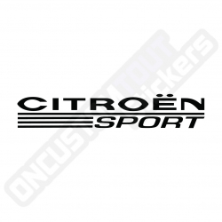 CITROEN SPORT AUFKLEBER