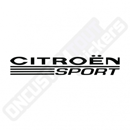 CITROEN SPORT AUFKLEBER
