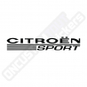 CITROEN SPORT AUFKLEBER