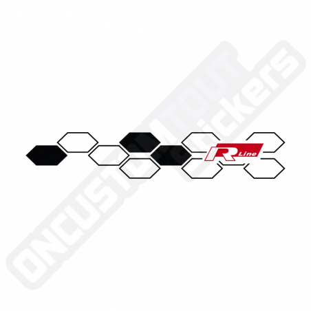 ADESIVI A NIDO D'APE R LINE PER CRUSCOTTO