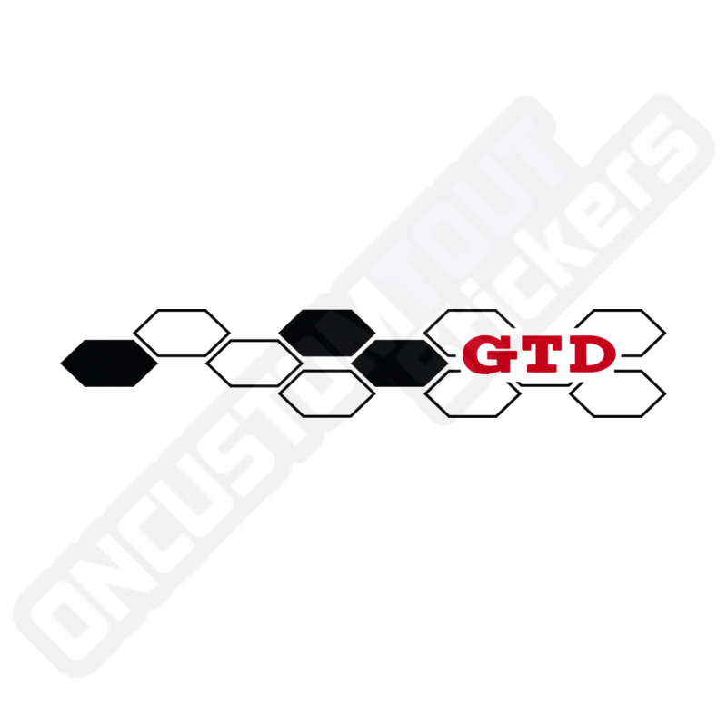 GTD-WABENAUFKLEBER FÜR ARMATURENBRETT GTD-WABENAUFKLEBER FÜR ARMATURENBRETT