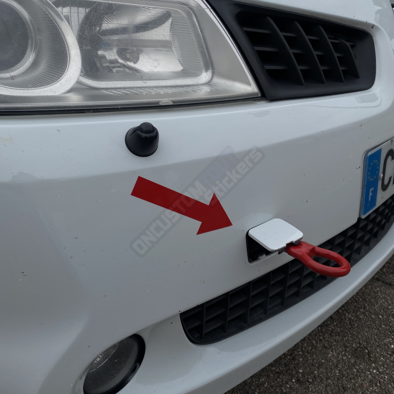 SET DI 2 ADESIVI FRECCE RALLY FFSA