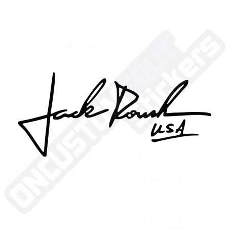 PEGATINAS FIRMA JACK ROUSH