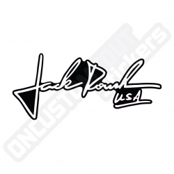 STICKERS SIGNATURE JACK ROUSH