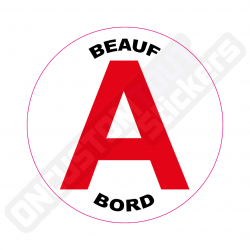 ADESIVI DISCO "BEAUF A BORD" PER NEOPATENTATI