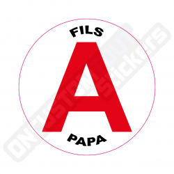 ADESIVI DISCO "FILS A PAPA" PER NEOPATENTATI