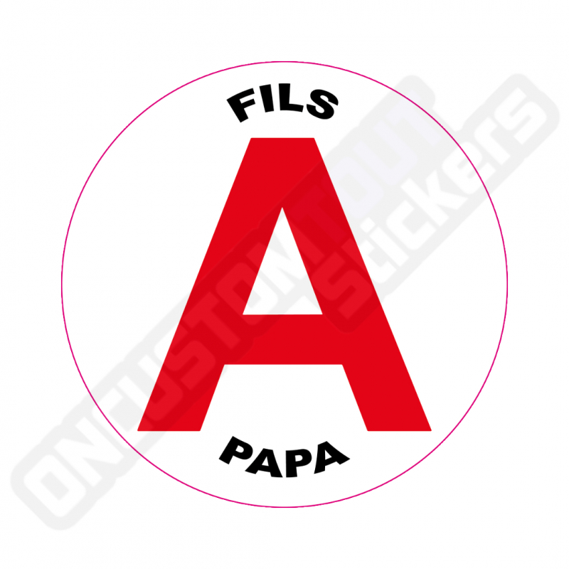 ADESIVI DISCO "FILS A PAPA" PER NEOPATENTATI