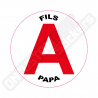 ADESIVI DISCO "FILS A PAPA" PER NEOPATENTATI