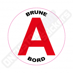 ADESIVI DISCO "BRUNE A BORD" PER NEOPATENTATI