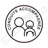 STICKERS DISQUE CONDUITE ACCOMPAGNÉE