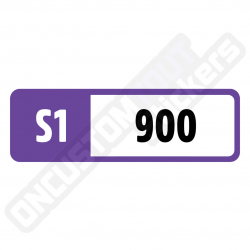 STICKERS INDICE DE PERFORMANCE FORZA MOTORSPORT "S1 900"