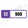 STICKERS INDICE DE PERFORMANCE FORZA MOTORSPORT "S1 900"