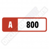 FORZA MOTORSPORT PERFORMANCE INDEX STICKERS "A 800"