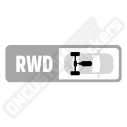 PEGATINA MOTORIZACIÓN FORZA MOTORSPORT "RWD"