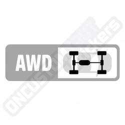 ADESIVO MOTORIZZAZIONE FORZA MOTORSPORT "AWD"