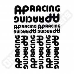AP RACING AUFKLEBER BOGEN
