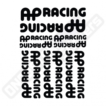 FOGLIO DI ADESIVI AP RACING