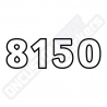 2X VALTRA 8150 NUMBER STICKERS