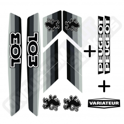 KOMPLETTES DEKOR-KIT PEUGEOT 103