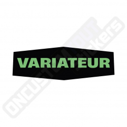PEUGEOT 103 VARIATOR COVER STICKER